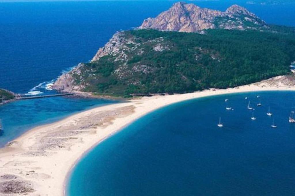 Ideal En Primeira Linea De Playa By Cabana Rentals カンガス・デ・モラソ エクステリア 写真